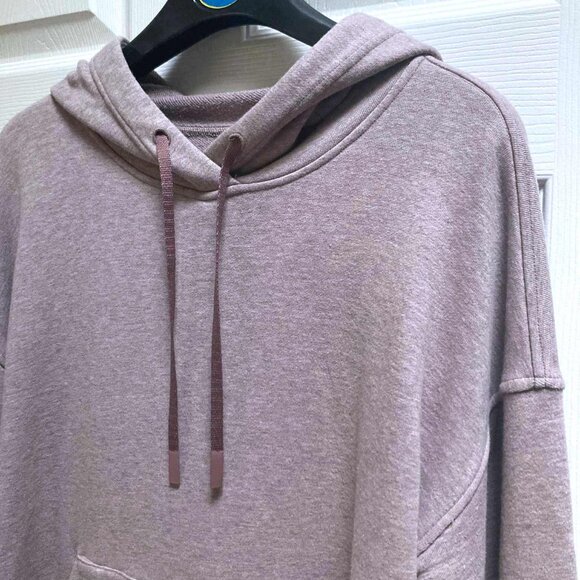 💖🌸 R-A-R-E Lululemon Cropped Peplum Hoodie Jacket Sweater in pretty Pink - Picture 7 of 11